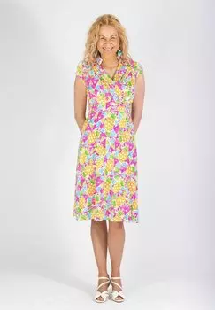 Платье из джерси PAULINE-PINEAPPLE Stockholms Klanningsfabrik, желтый