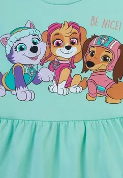 Платье из джерси Paw Patrol, зеленый
