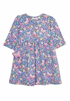 Платье из джерси PET IN POCKET BUTTON FRONT- REGULAR FIT JoJo Maman Bb, фиолетовый