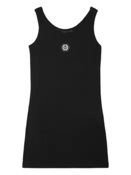 Платье из джерси Philipp Plein, черный