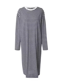 Платье из джерси PIECES Dress JUPITER, цвет dark blue/white