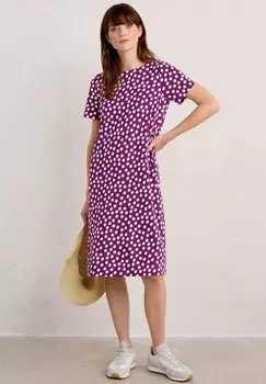 Платье из джерси Pipers Short Sleeve Seasalt Cornwall, кассис с мелками