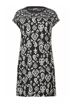 Платье из джерси PRINT MIX Cecil, черный