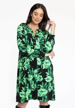 Платье из джерси PRINT Yoek, черный