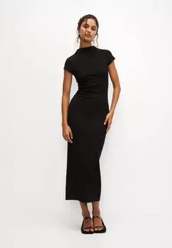 Платье из джерси PULL&BEAR, черный