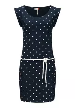 Платье из джерси Ragwear, черный синий деним