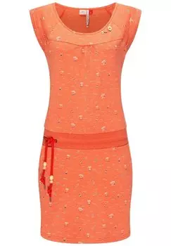 Платье из джерси Ragwear, красный меланж