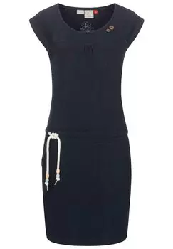 Платье из джерси Ragwear, темно-синий меланж