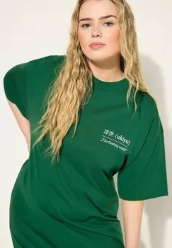 Платье из джерси RCKEN-STATEMENT Studio Untold, зеленый