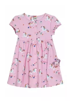 Платье из джерси REGULAR FIT BUTTON THROUGH JoJo Maman Bb, фуксия