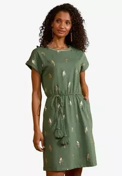 Платье из джерси REGULAR FIT - CREW NECK Love & Roses, зеленый