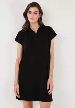 Платье из джерси REGULAR FIT LELA, черный