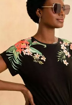 Платье из джерси REGULAR FIT Love & Roses, черный