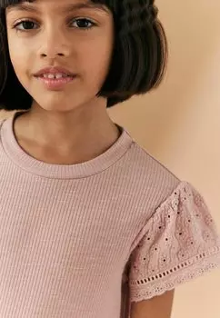 Платье из джерси Regular Fit Next, цвет pink woodblock floral