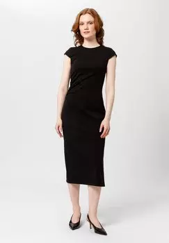 Платье из джерси REMII Midi Jersey Gathering - Shift dress Les Lunes, черный