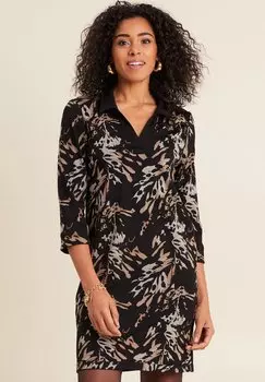 Платье из джерси REVERSIBLES GERADES Breal, черный