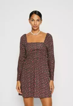 Платье из джерси RUCHED MINI GAP, красный