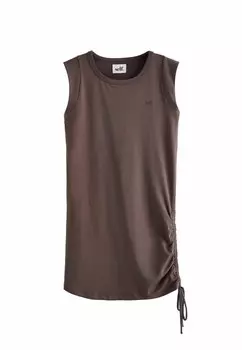 Платье из джерси RUCHED, REGULAR FIT Self., коричневый