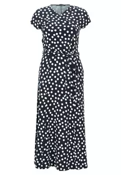 Платье из джерси с цветочным принтом Betty Barclay, синий