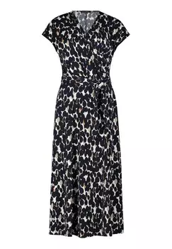 Платье из джерси с цветочным принтом Betty Barclay, синий