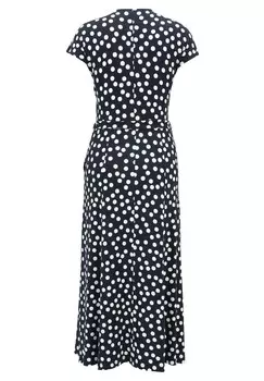 Платье из джерси с цветочным принтом BETTY BARCLAY, цвет Dunkelblau/wei_