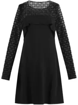 Платье из джерси с драпировкой Givenchy, черный