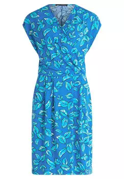 Платье из джерси с рюшами Betty Barclay, синий