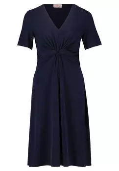 Платье из джерси с рюшами Cartoon, синий