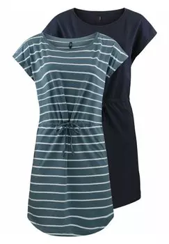 Платье из джерси S/S 2 PACK ONLY, синий