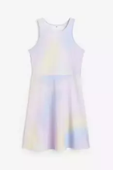 Платье из джерси с узором H&M, фиолетовый