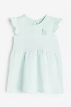 Платье из джерси с воланами H&M