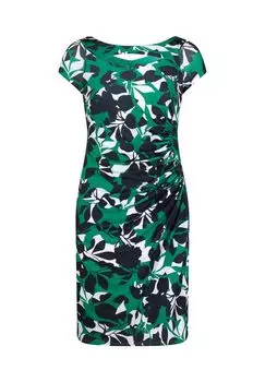 Платье из джерси с вырезами Vera Mont, цвет Dark Blue Green