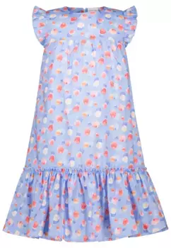 Платье из джерси SALT AND PEPPER с точечным принтом по всей поверхности, голубой