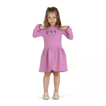 Платье из джерси SALT AND PEPPER «More Fun Hearts», с пайетками и вышивкой, красный