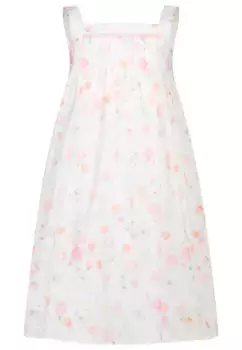 Платье из джерси SALT AND PEPPER с бретелями и цветочным принтом по всей поверхности, розовый