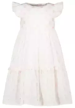 Платье из джерси SALT AND PEPPER с блестящим принтом в горошек, розовый