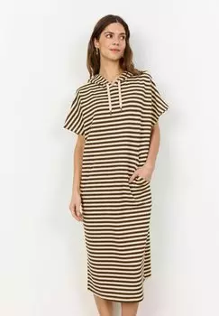 Платье из джерси SC-BARNI 35 Soyaconcept, темно-коричневый