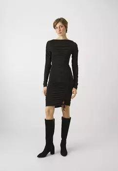 Платье из джерси SENSUAL DRAPE 2nd Day, черный