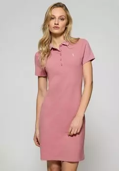 Платье из джерси SHORT SLEEVE BUTTONS RIGBY GO Polo Club, розовый