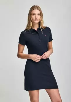 Платье из джерси SHORT SLEEVE BUTTONS W RIGBY GO Polo Club, синий