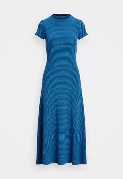 Платье из джерси SHORT SLEEVE DAY DRESS Ralph Lauren, синий