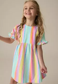 Платье из джерси SHORT SLEEVE Next, синий