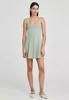 Платье из джерси SKATER TINTA Terranova, пестрый зеленый