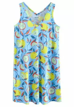 Платье из джерси SLEEVELESS V-NECK SLOUCH Next, синий