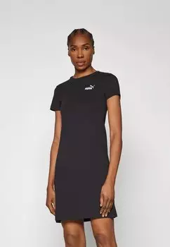 Платье из джерси SMALL LOGO SLIM DRESS Puma, черный