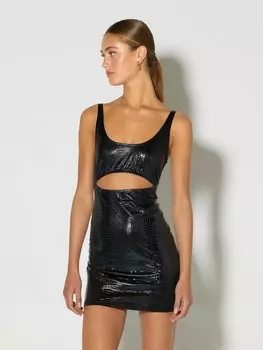 Платье из джерси SNKLOE из коллаборации с AISHA POTTER SOMETHINGNEW, черный