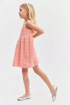 Платье из джерси со структурой H&M, розовый