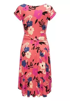 Платье из джерси SOMMER VONE FLOWERS Ragwear, оранжевый