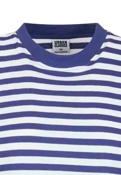 Платье из джерси STRIPED Urban Classics, темно-синий