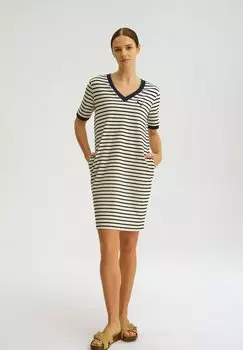 Платье из джерси SUKIENKA Solar, военно-морской